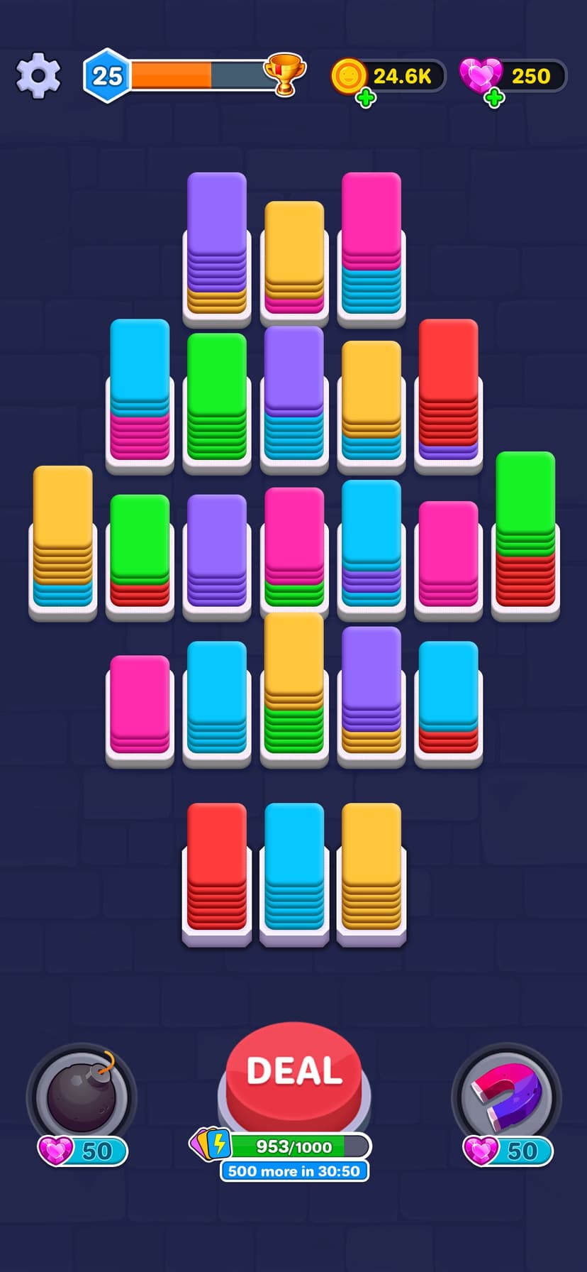 Card Shuffle: Color Sorting 3D screenshot 2 - screenshot