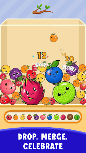 Fruit Drop & Merge Game screenshot 4 - screenshot