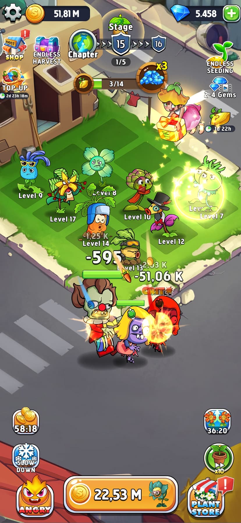 Merge Plants - Monster Defense screenshot 4 - screenshot