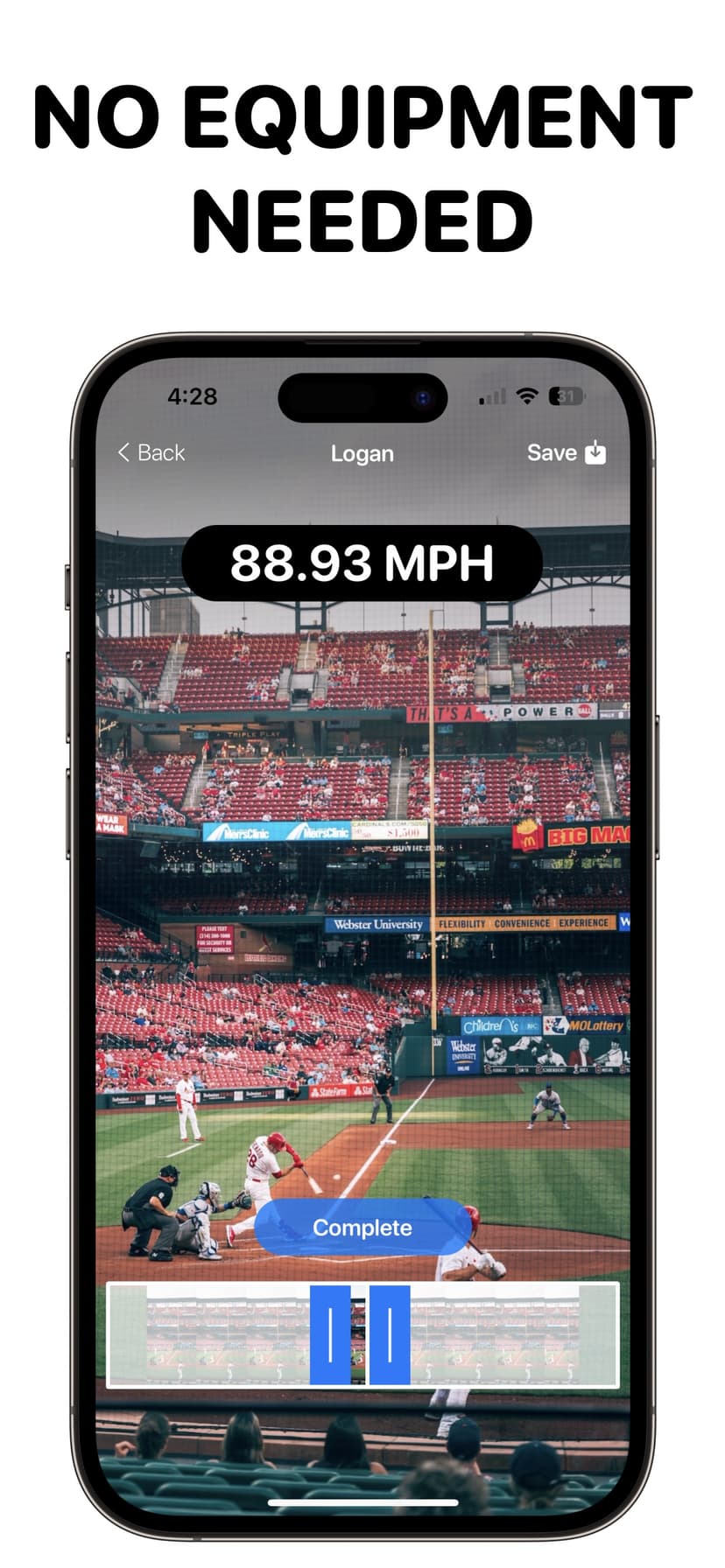 Radar Gun For Baseball screenshot 2 - screenshot
