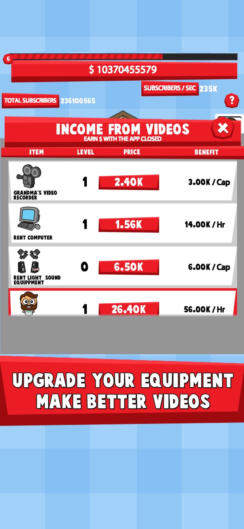 Tube Tycoon Simulator - Tapper screenshot 5 - screenshot