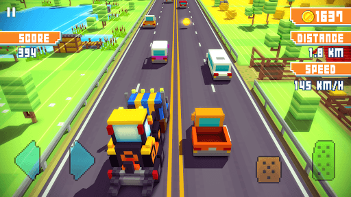 Blocky Highway: Traffic Racing screenshot 4 - screenshot