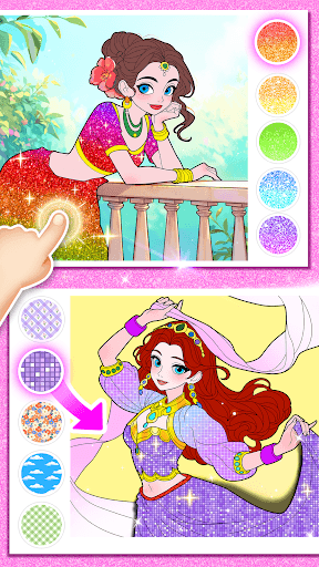 Princess Game Fantasy Coloring screenshot 6 - screenshot