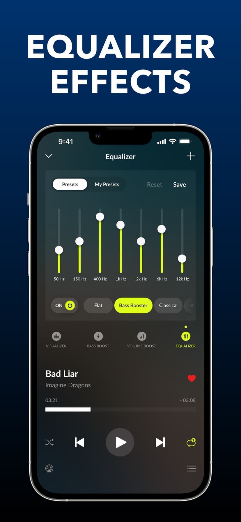 Equalizer Fx: Bass Booster App screenshot 2 - screenshot