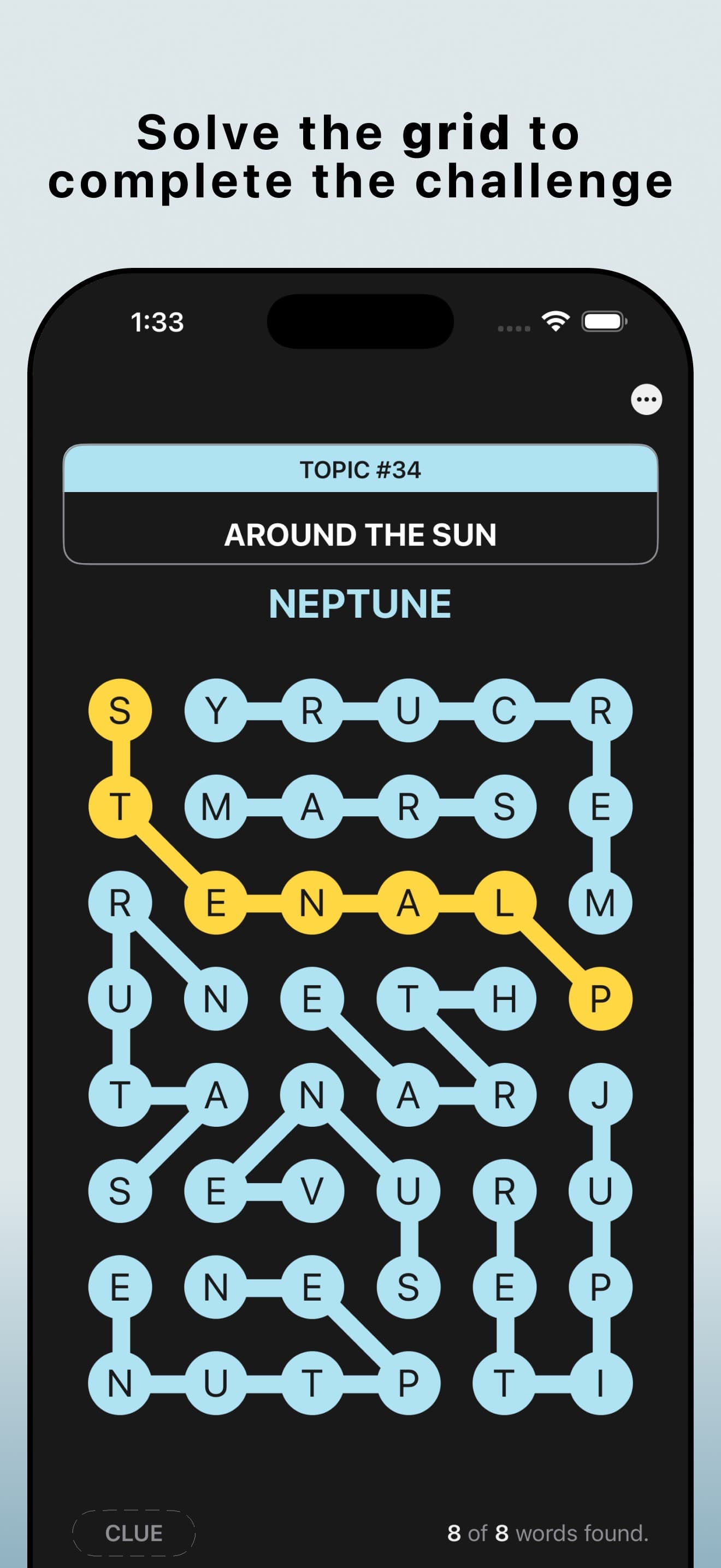 Topics: Hidden Word Search! screenshot 2 - screenshot