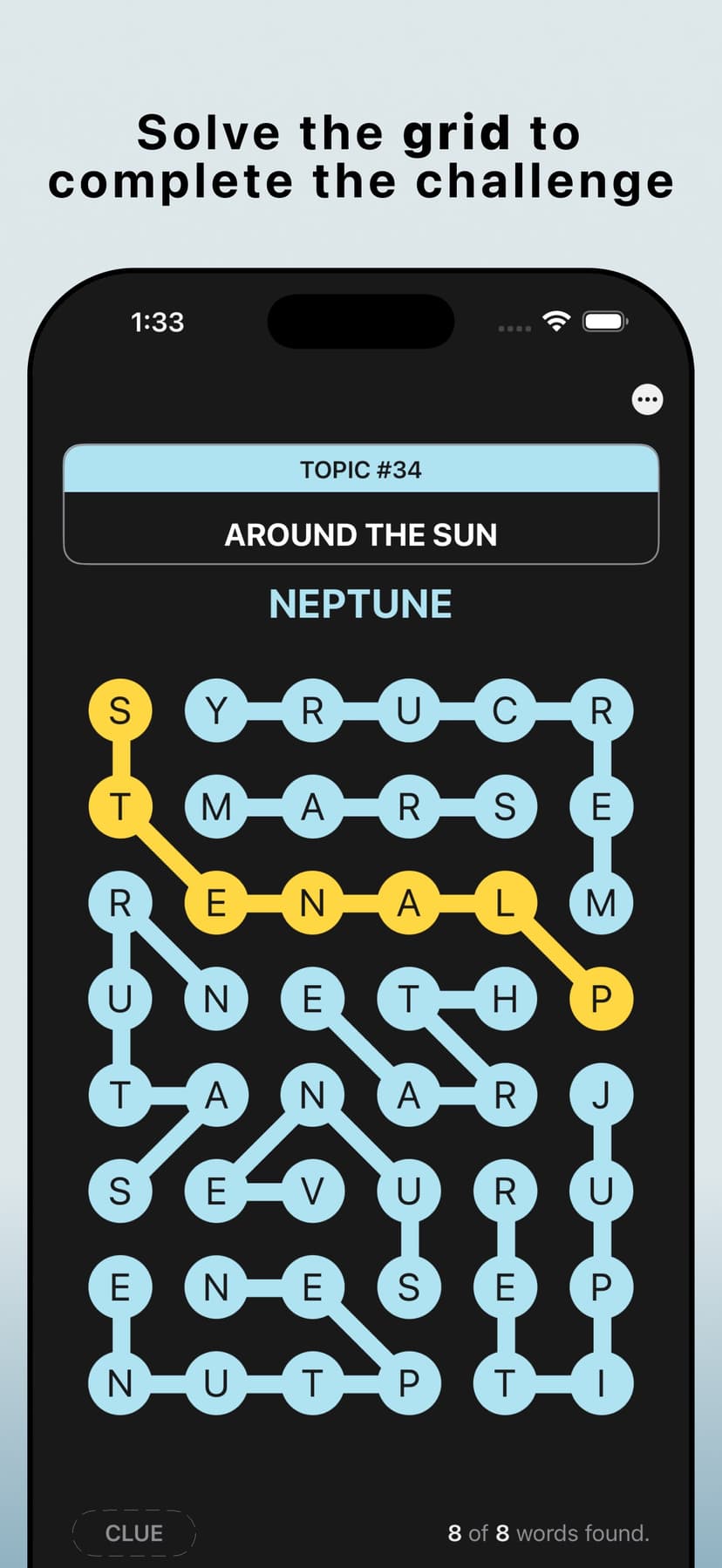 Topics: Hidden Word Search! screenshot 2 - screenshot