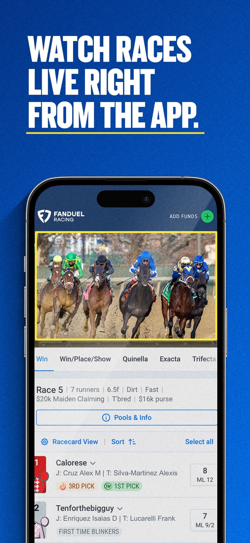 FanDuel Racing - Bet on Horses screenshot 5 - screenshot