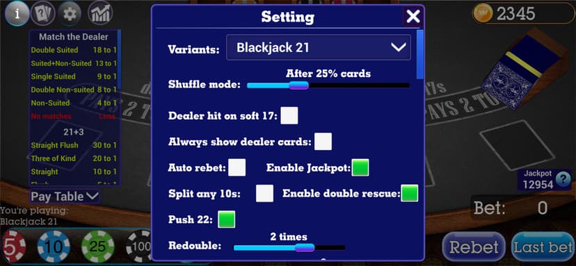 Blackjack 21 Collection screenshot 4 - screenshot