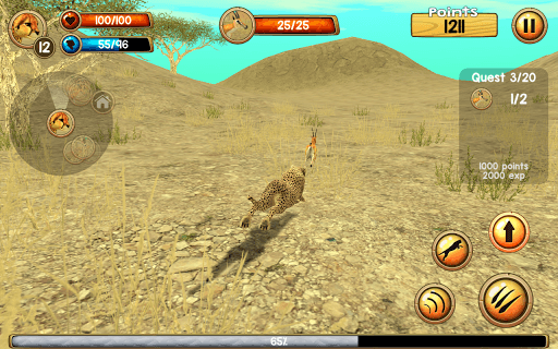 Wild Cheetah Sim 3D screenshot 22 - screenshot