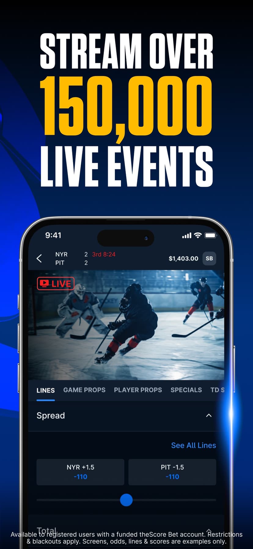 TheScore Bet Sportsbook Casino screenshot 7 - screenshot