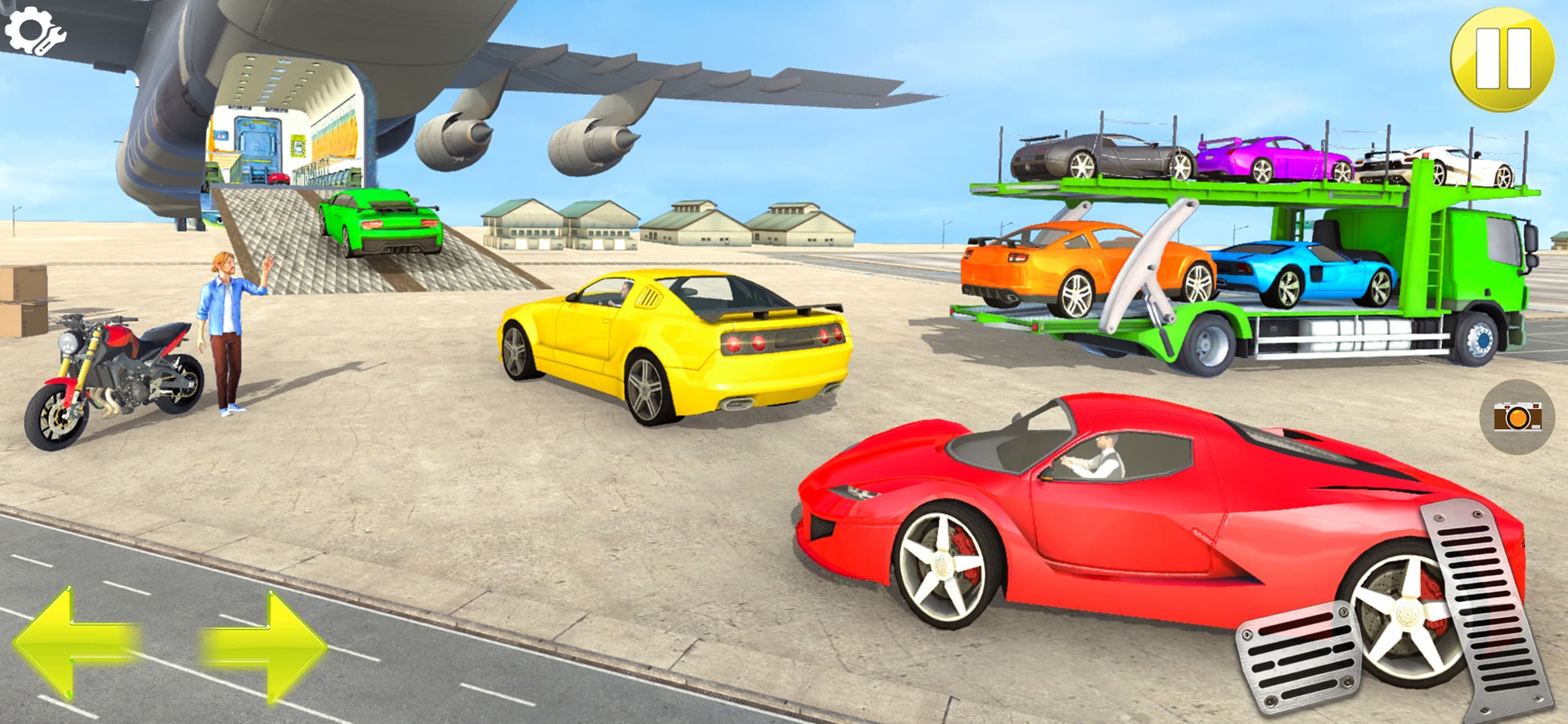 Robot Car Transporter Airplane screenshot 5 - screenshot