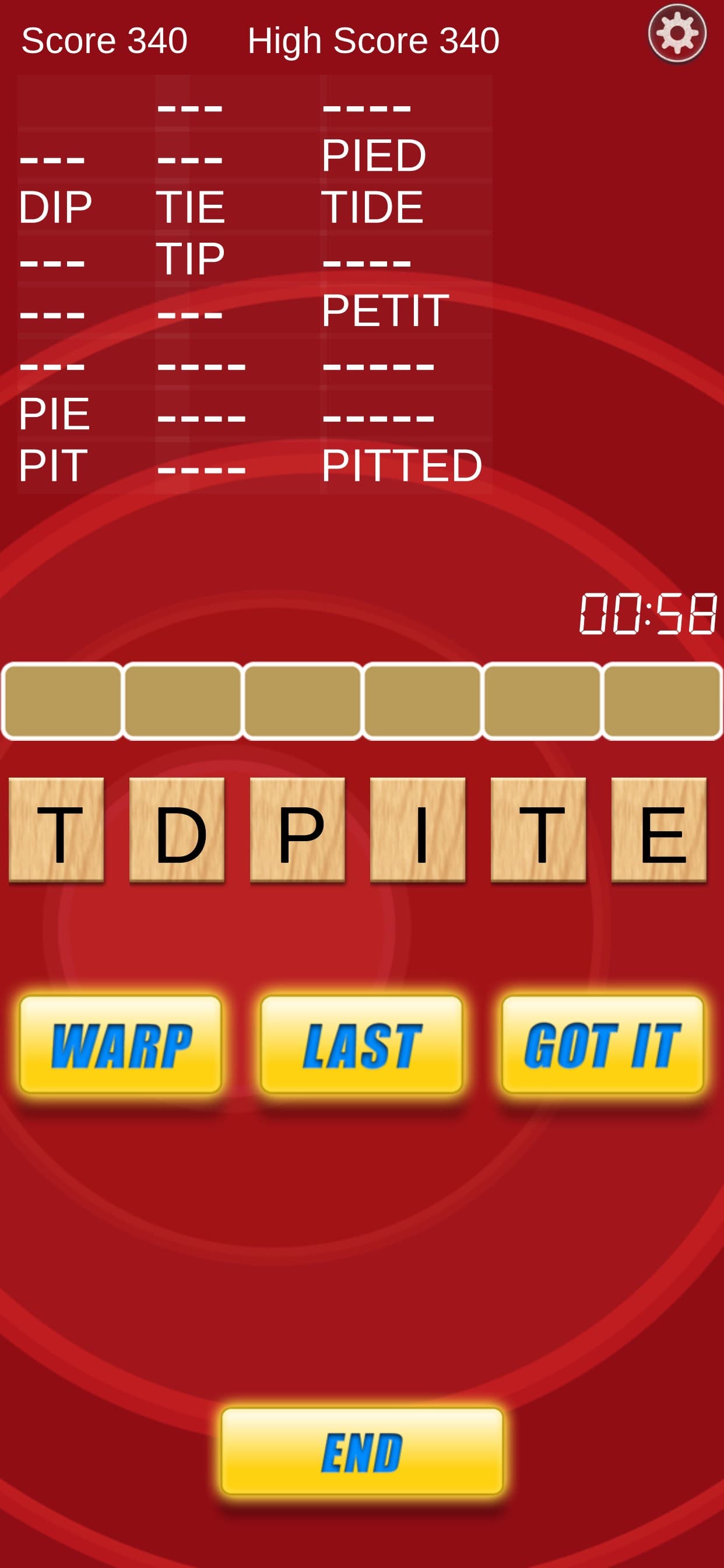 Word Warp - A Word Puzzle Game screenshot 1 - screenshot