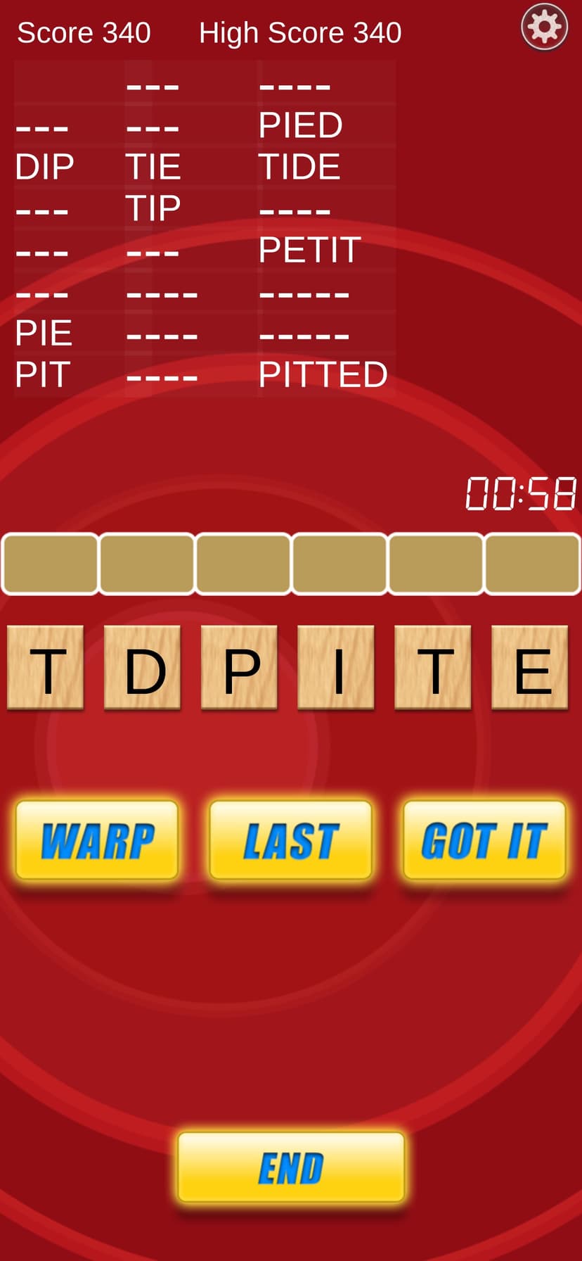 Word Warp - A Word Puzzle Game screenshot 1 - screenshot