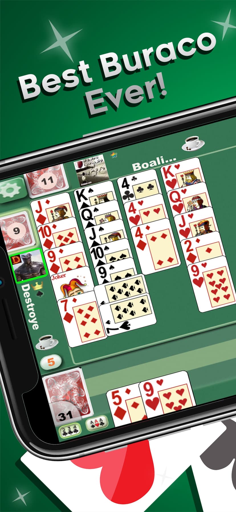 Buraco Pro HD screenshot 1 - screenshot