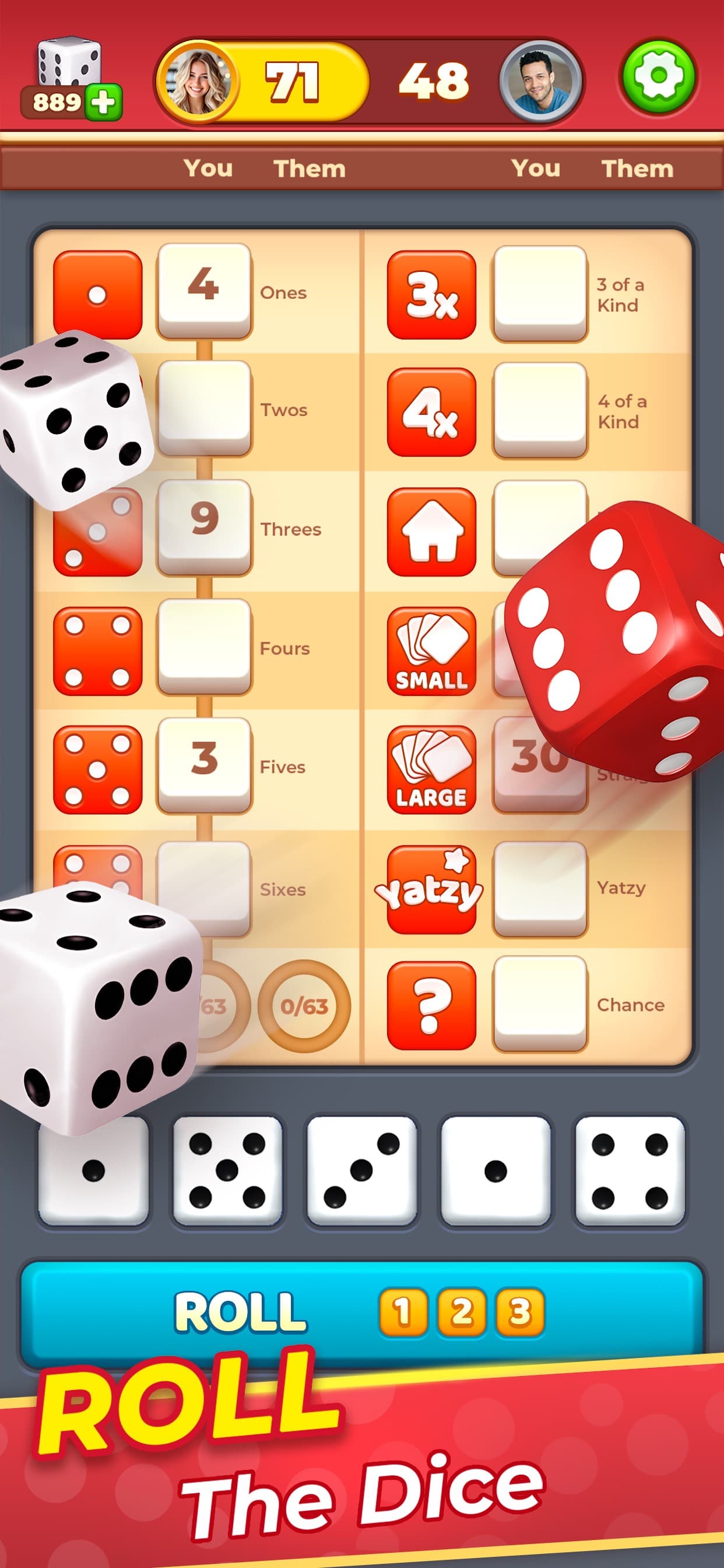 Yatzy GO: Classic Dice Game screenshot 1 - screenshot