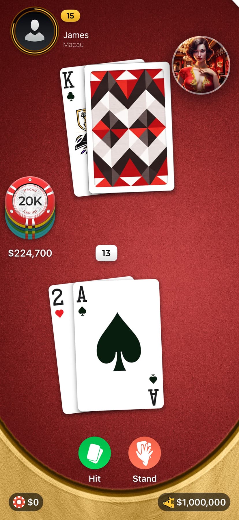Blackjack screenshot 2 - screenshot