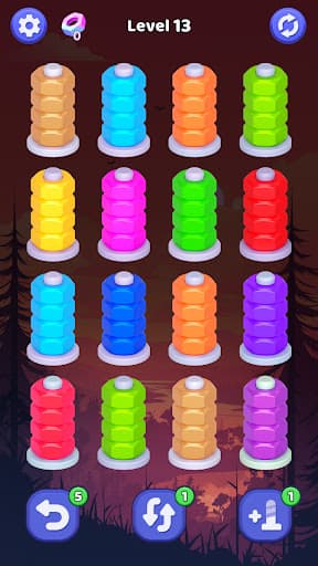Nut Puzzle - Nut Sort Games screenshot 6 - screenshot