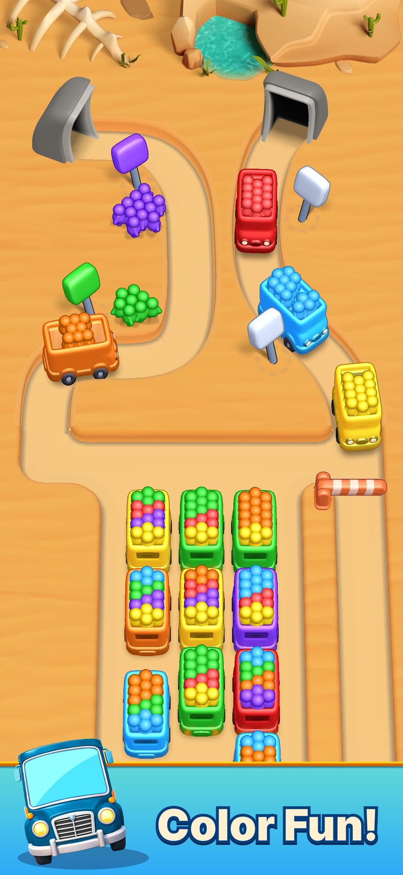 Color Bus Trip screenshot 1 - screenshot