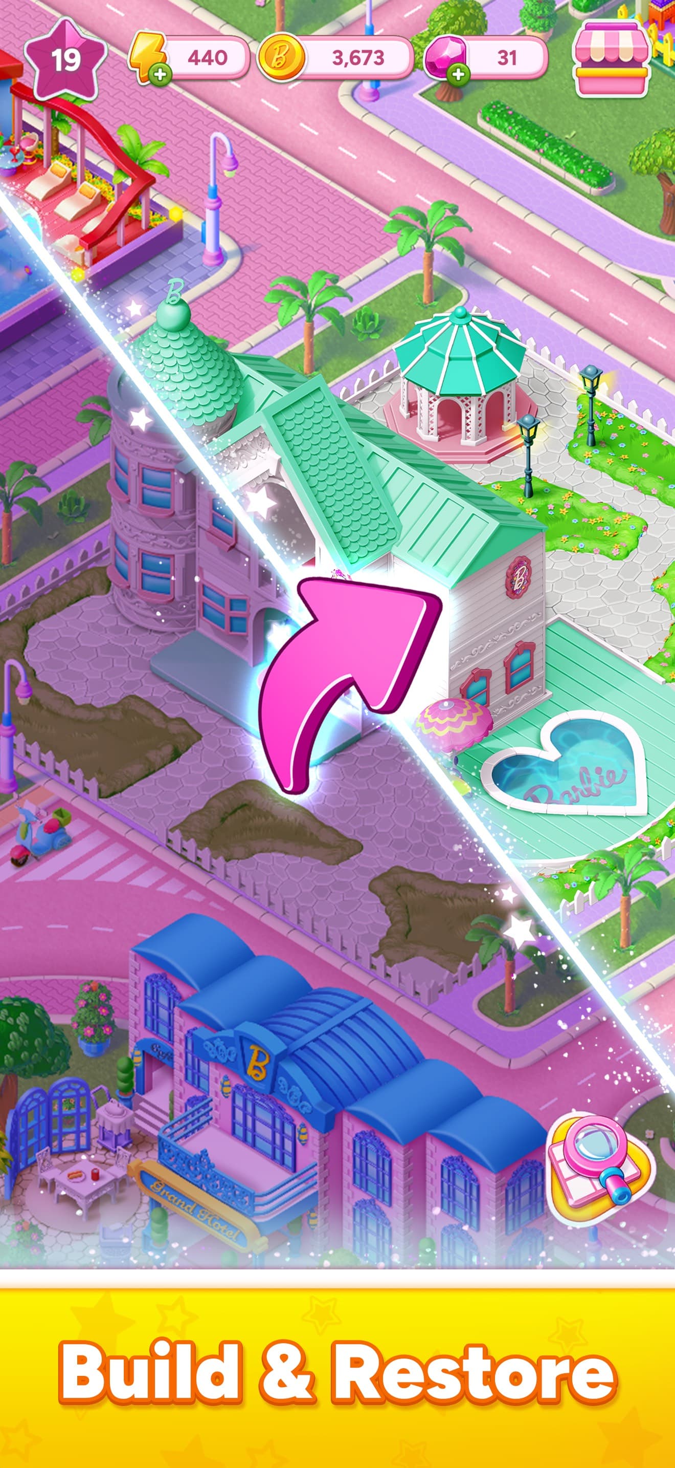 Barbie™ Merge Mystery screenshot 3 - screenshot
