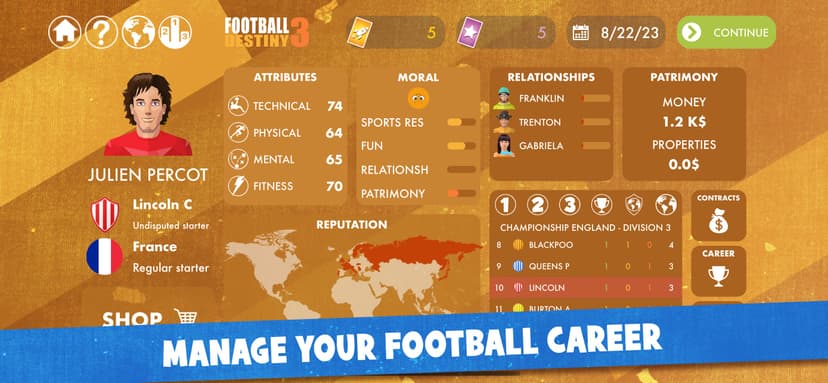 Football Destiny 3 screenshot 1 - screenshot