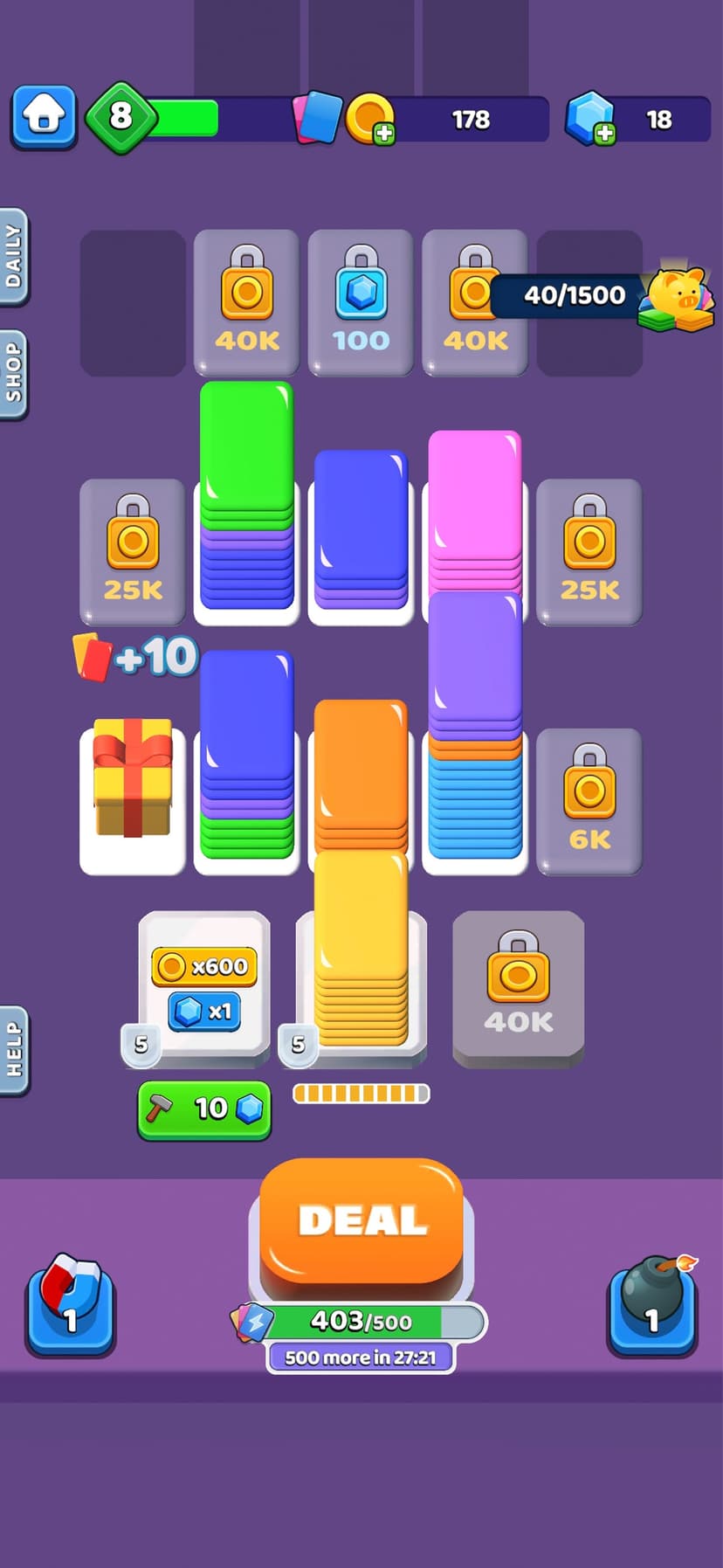 Card Shuffle Sort screenshot 3 - screenshot