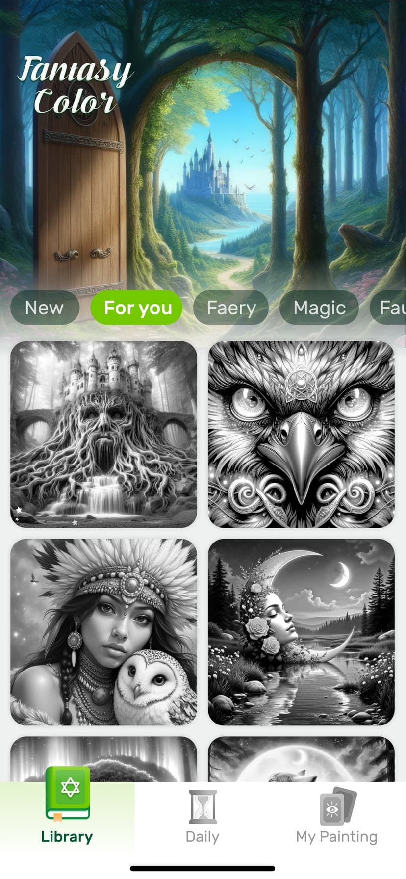 Fantasy Color By Number Game screenshot 8 - screenshot