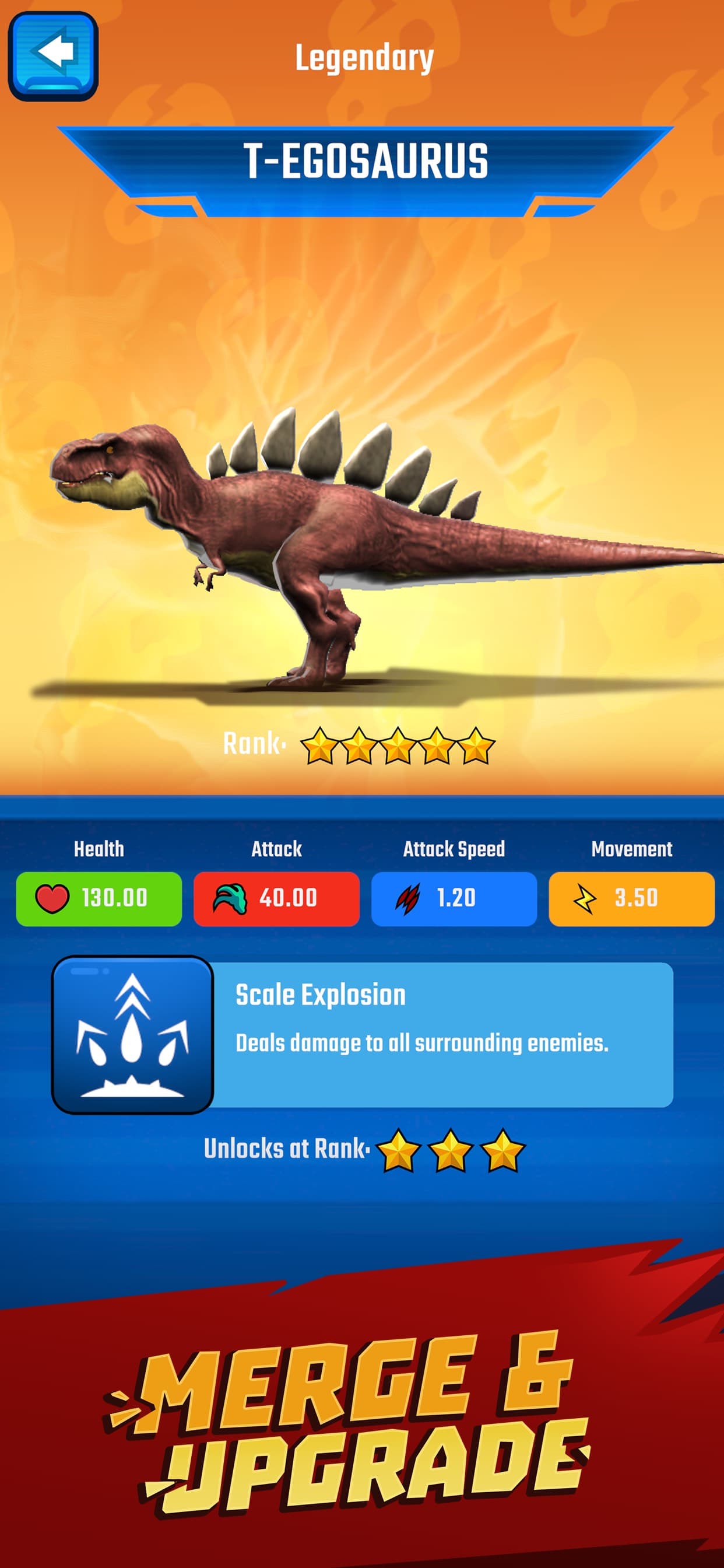 Jurassic Warfare: Dino Battle screenshot 3 - screenshot