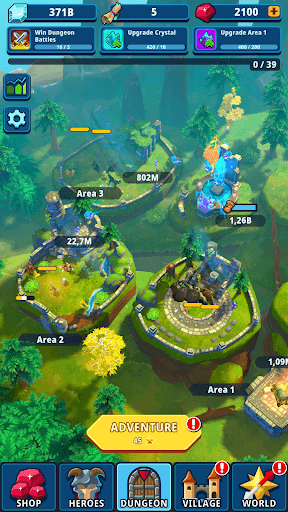 Idle Dungeon Manager - PvP RPG screenshot 7 - screenshot