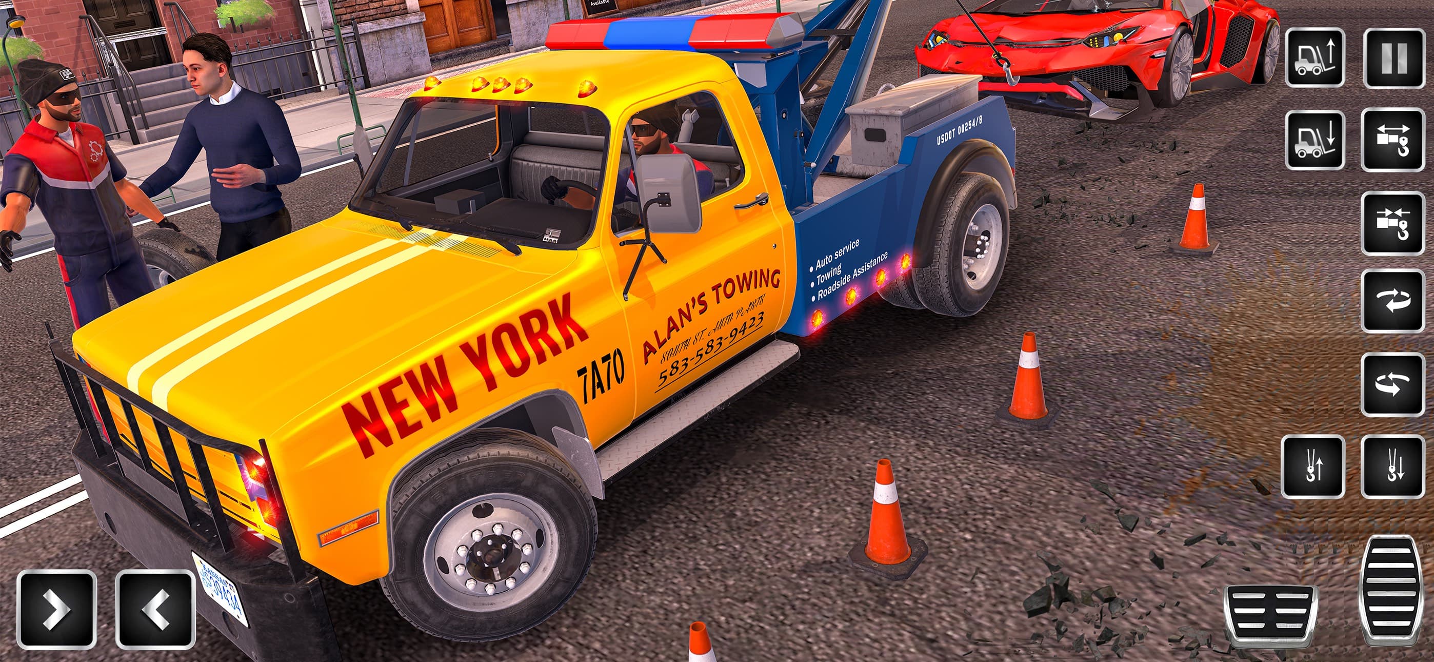Open World Tow Truck Games 3D screenshot 1 - screenshot