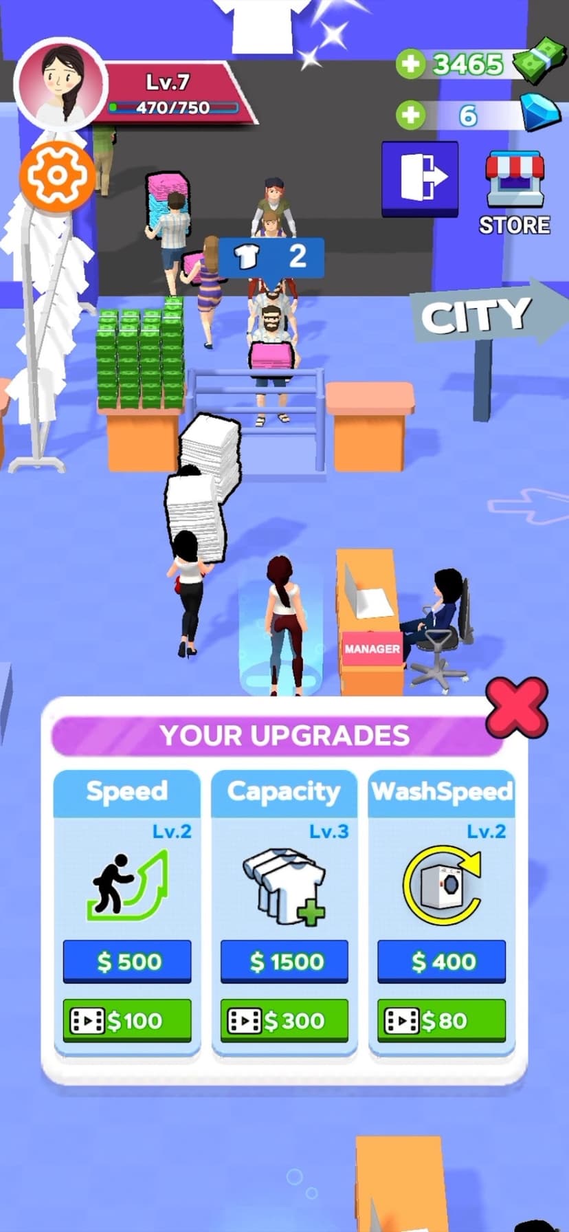 Laundry Tycoon - Business Sim screenshot 1 - screenshot