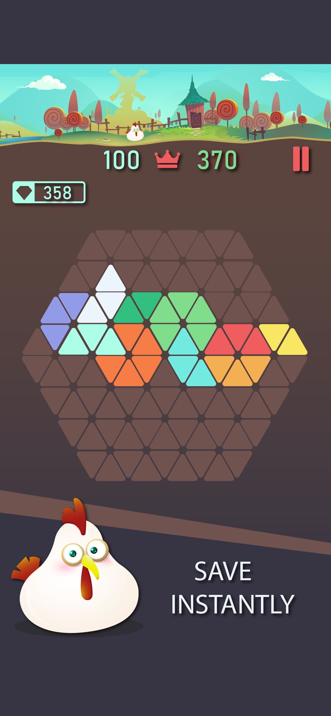 Trigon : Triangle Block Puzzle screenshot 5 - screenshot