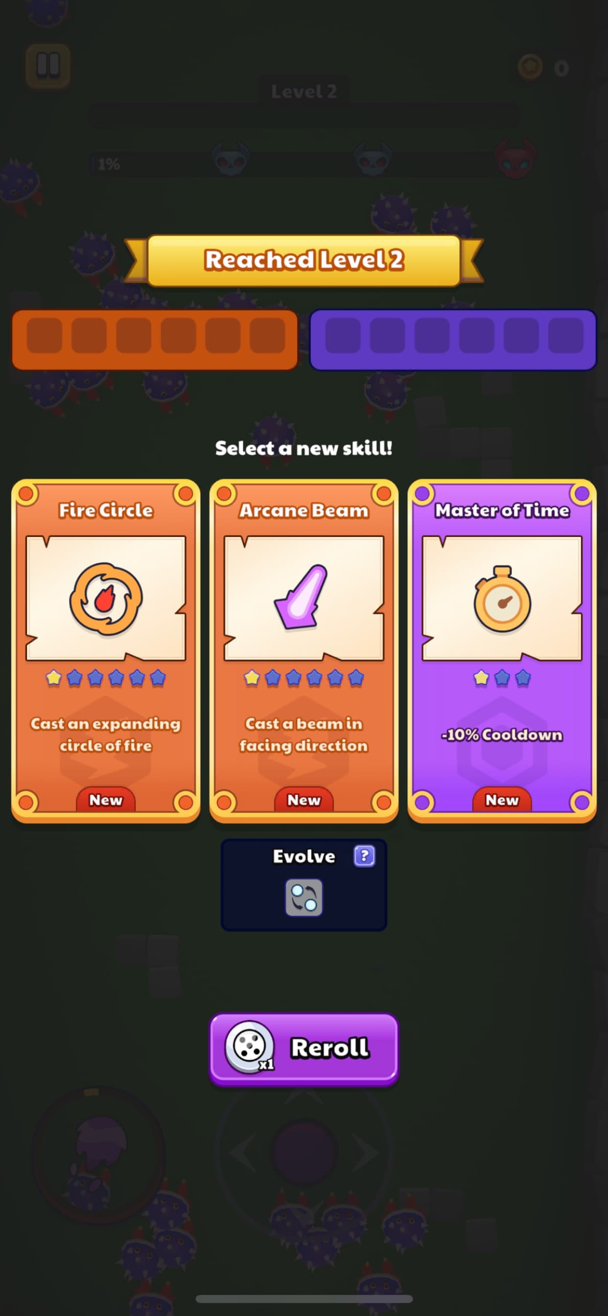 Wizard Hero - Magic Survival screenshot 3 - screenshot
