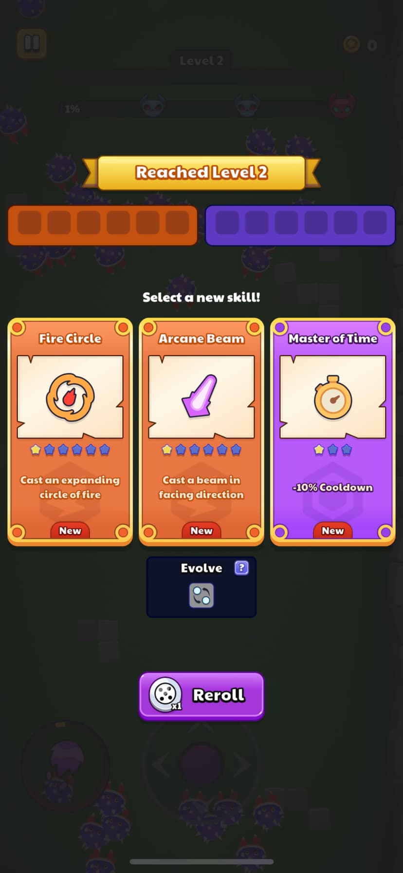 Wizard Hero - Magic Survival screenshot 3 - screenshot