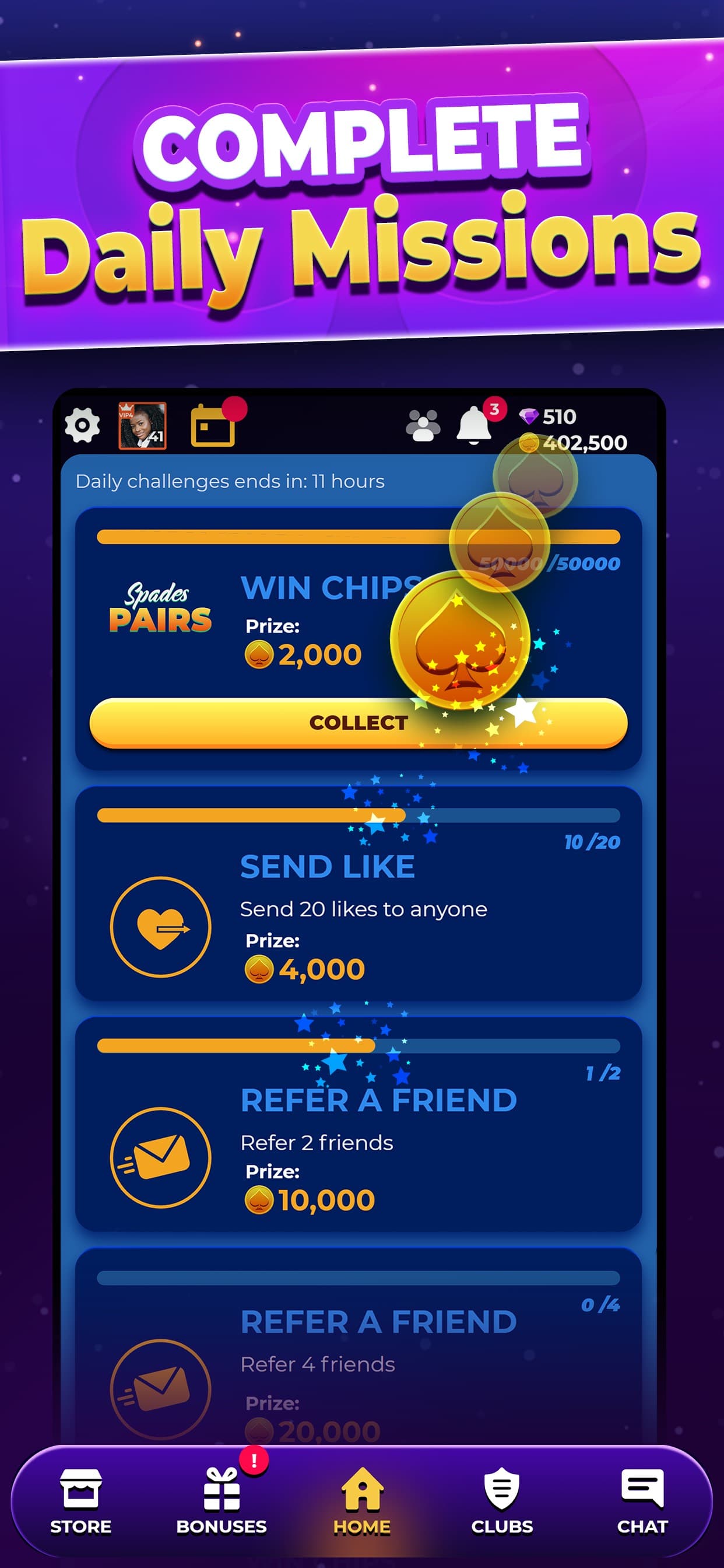 VIP Spades - Online Card Game screenshot 7 - screenshot