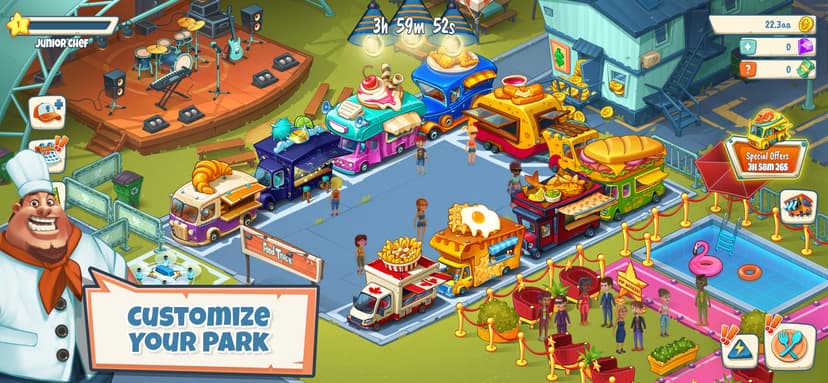 Idle Food Truck Tycoon™ screenshot 1 - screenshot