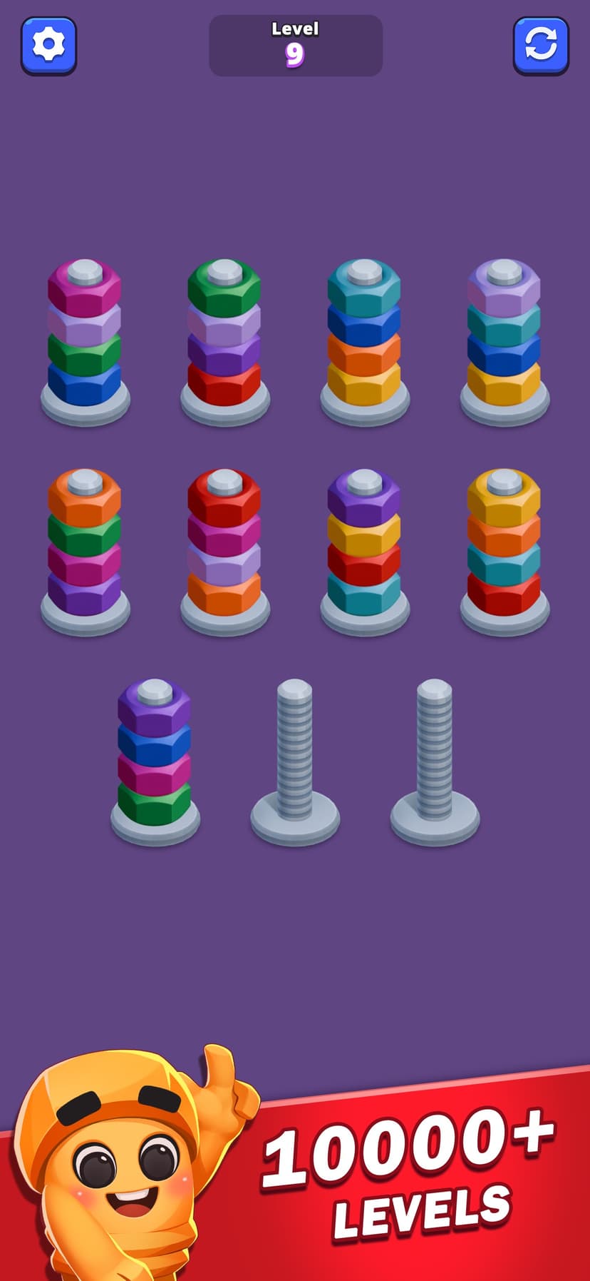 Nuts Sort Master™: Bolts Sort screenshot 2 - screenshot