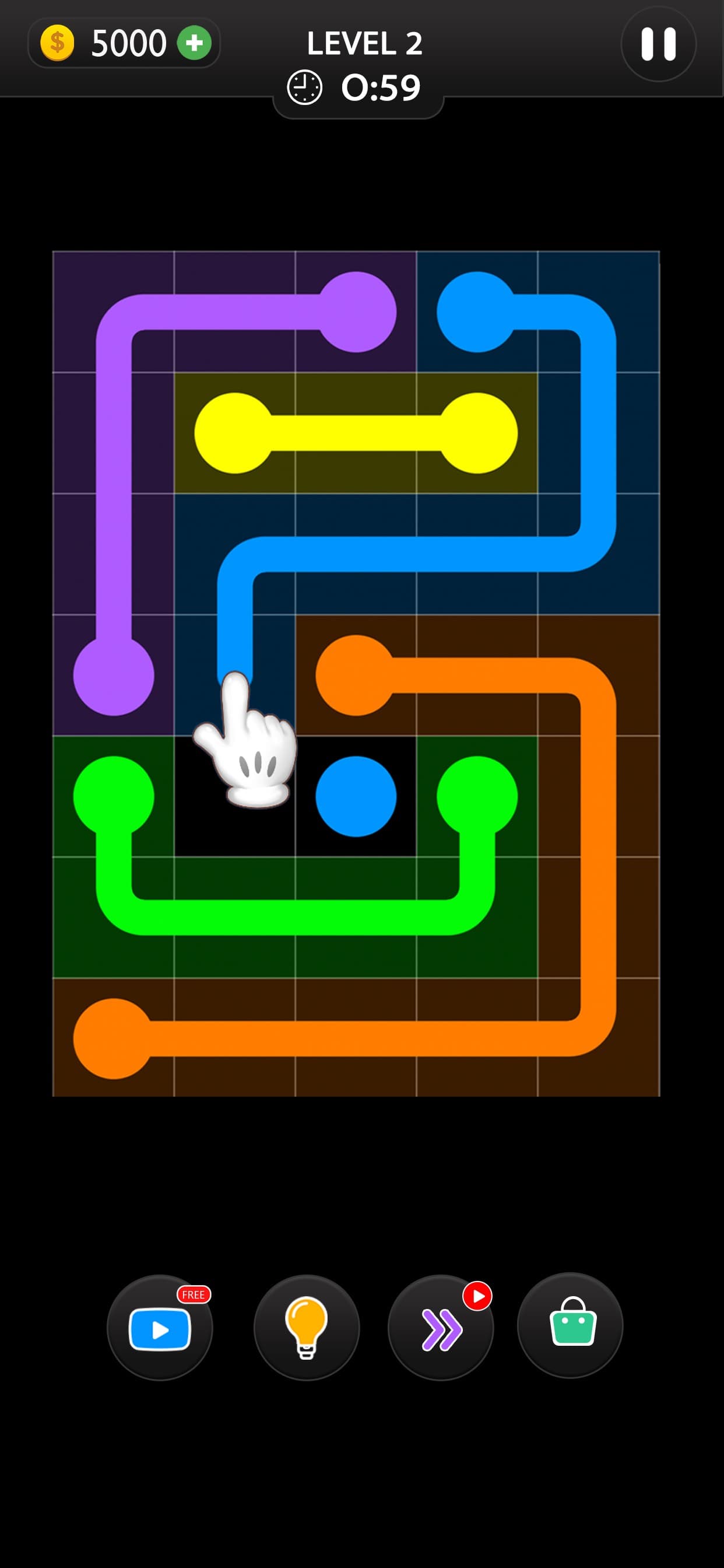Dot Knot - Line & Color Puzzle screenshot 1 - screenshot