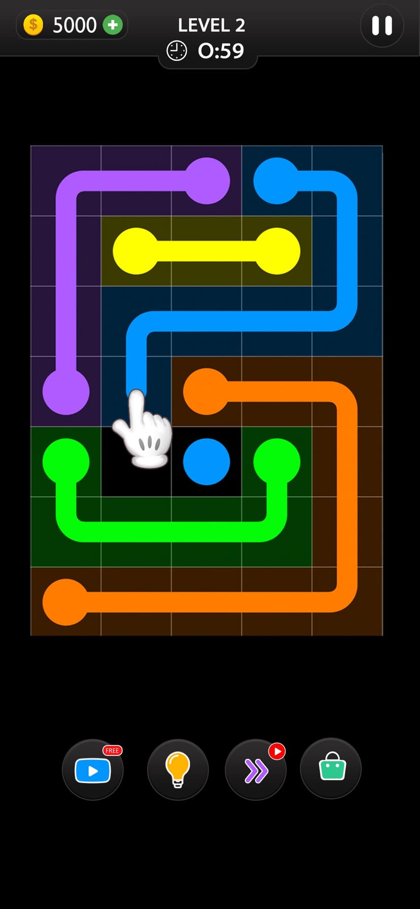 Dot Knot - Line & Color Puzzle screenshot 1 - screenshot