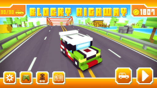 Blocky Highway: Traffic Racing screenshot 12 - screenshot