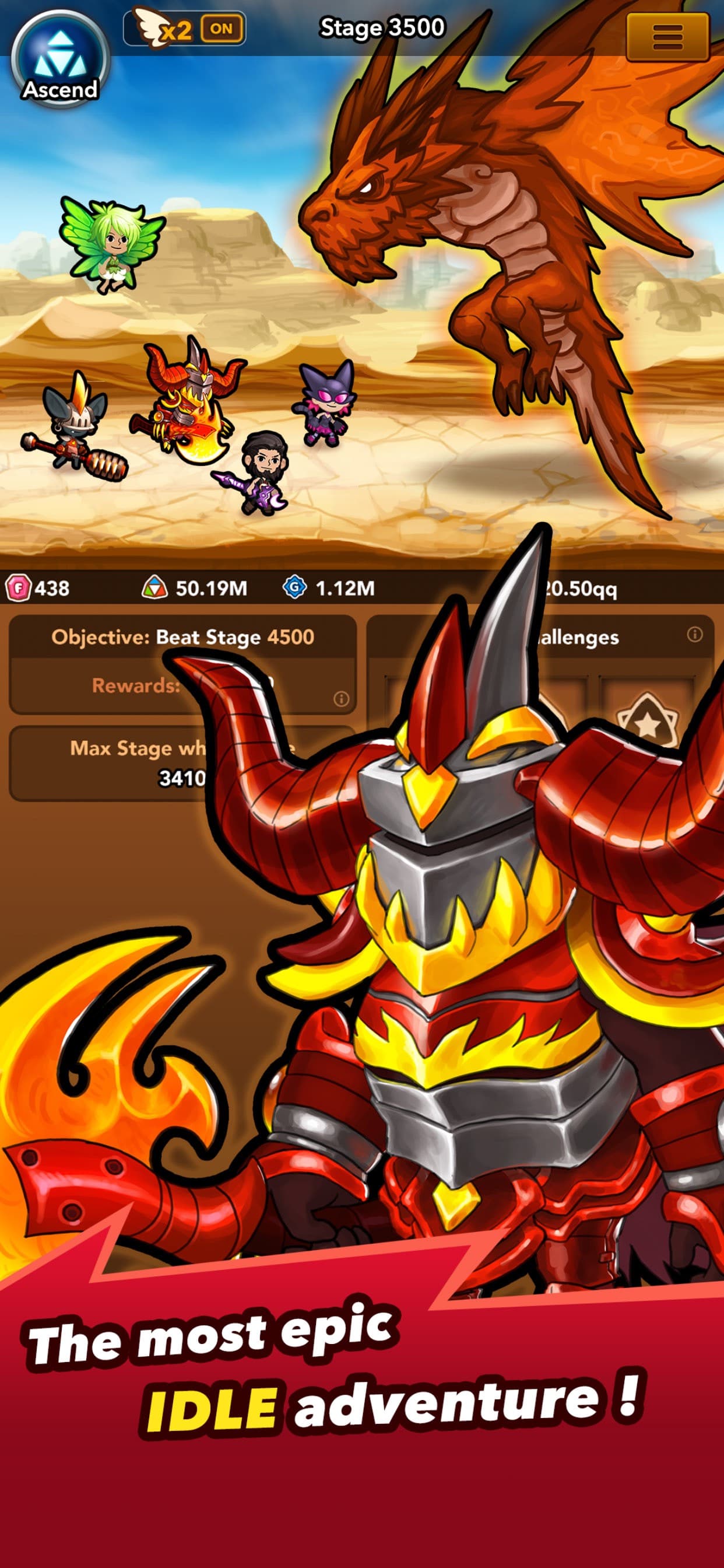 Crush Them All - Idle RPG screenshot 1 - screenshot