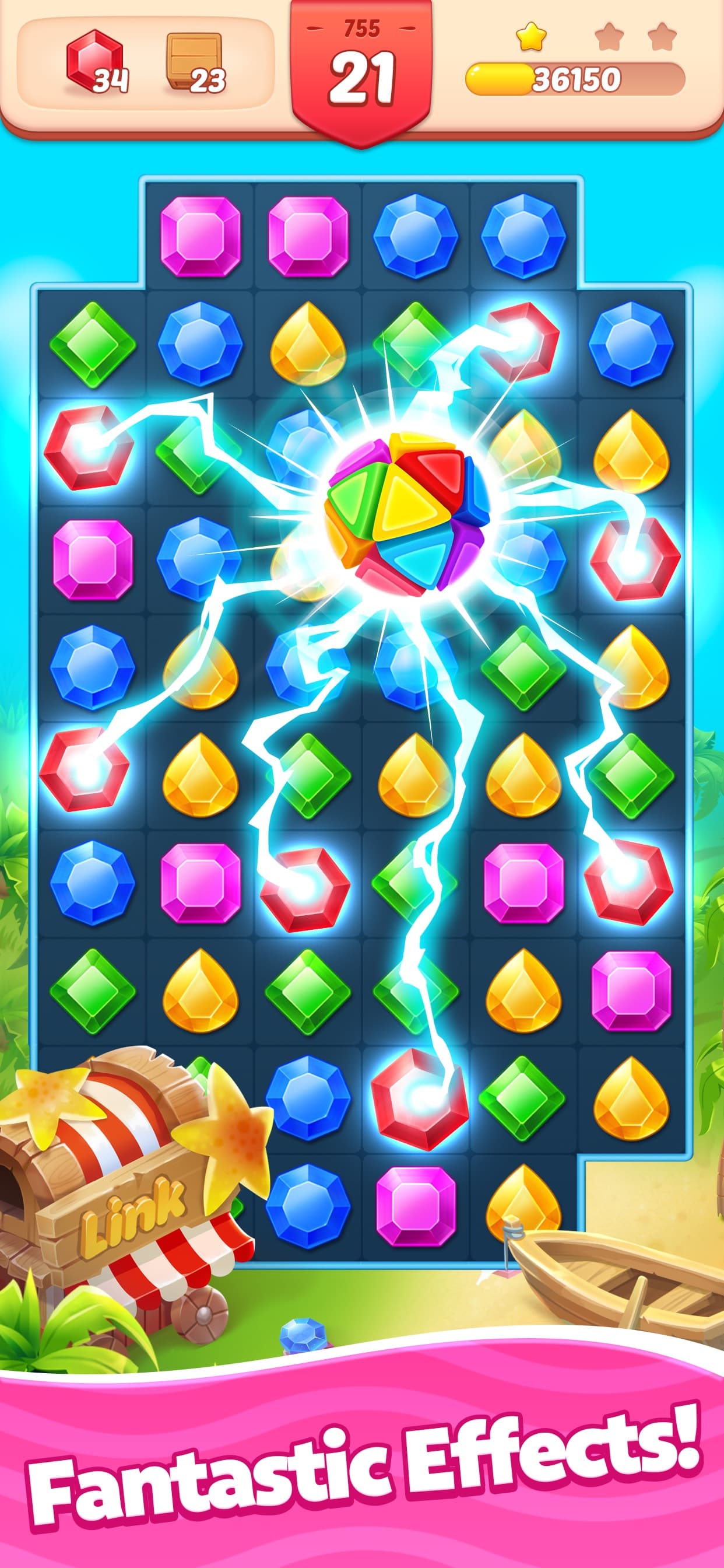 Jewel Hunter - Match 3 screenshot 2 - screenshot