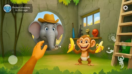 I Am Fun Monkey: Zoo Pranks 3D screenshot 11 - screenshot