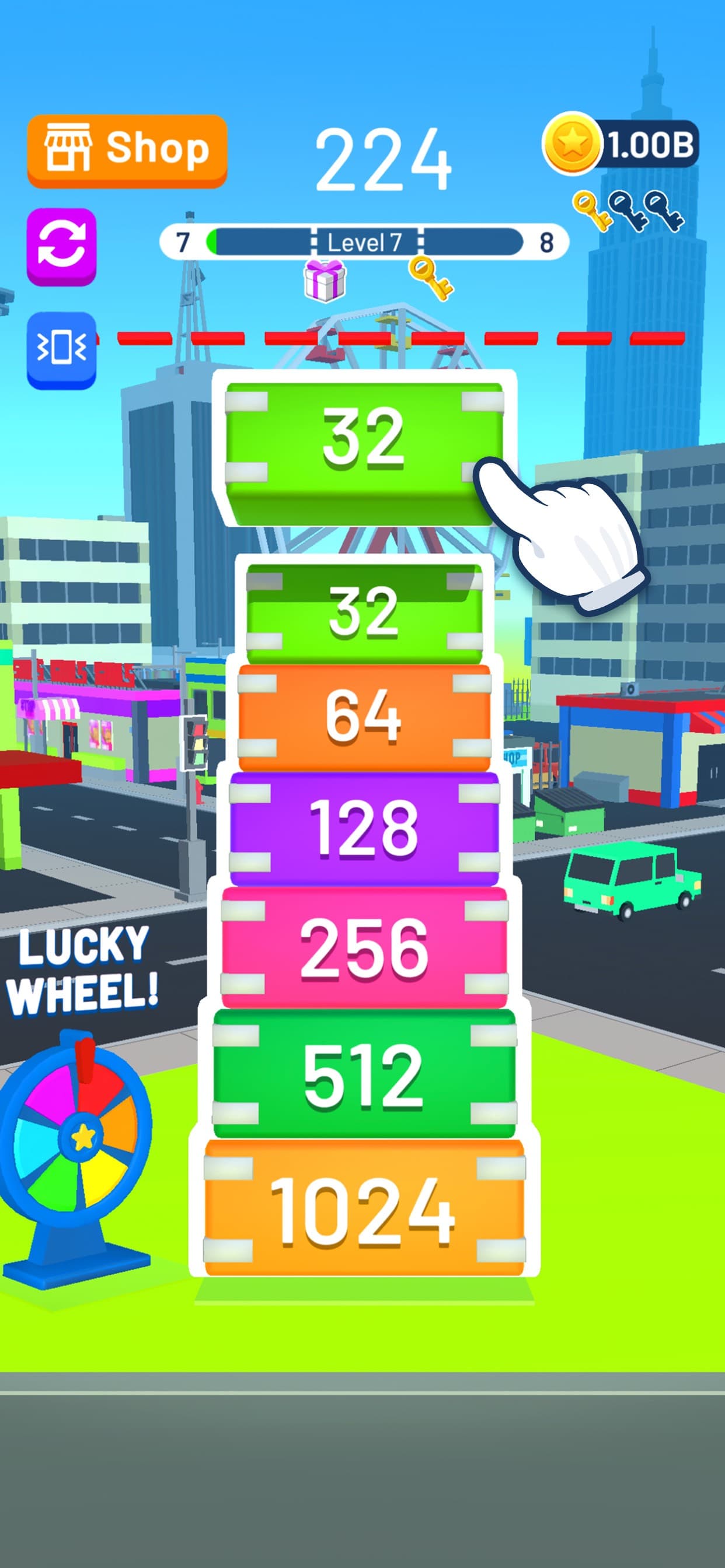Brick Merge 3D screenshot 1 - screenshot