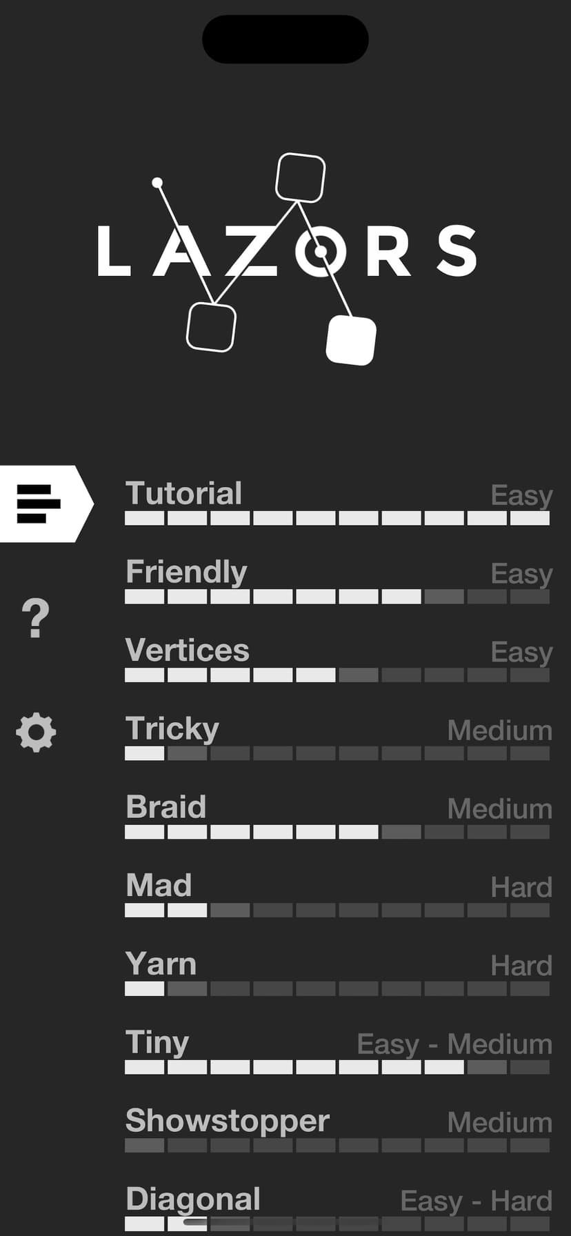 Lazors screenshot 4 - screenshot
