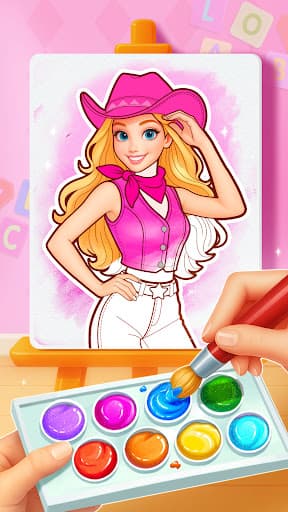 Princess Game Fantasy Coloring screenshot 8 - screenshot