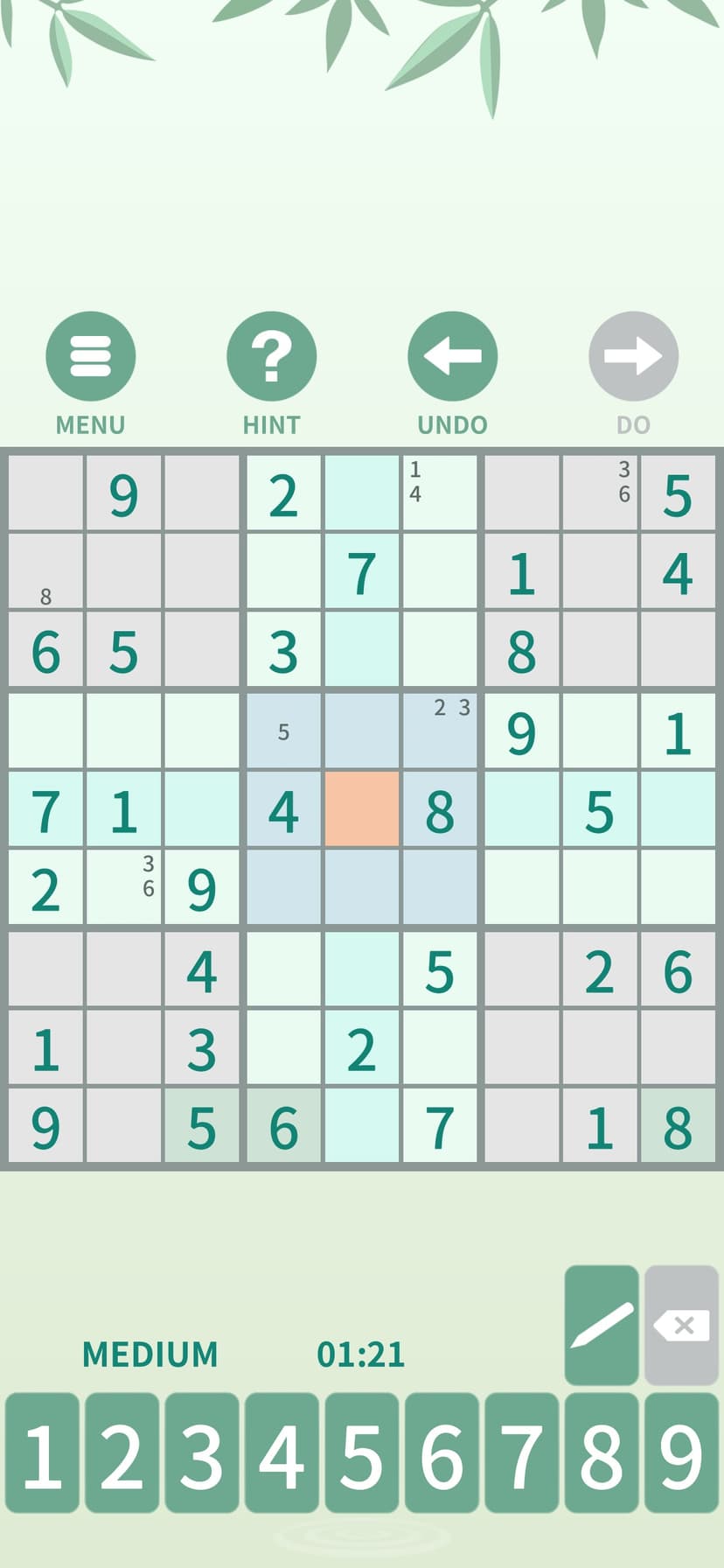 Sudoku by Forsbit screenshot 1 - screenshot