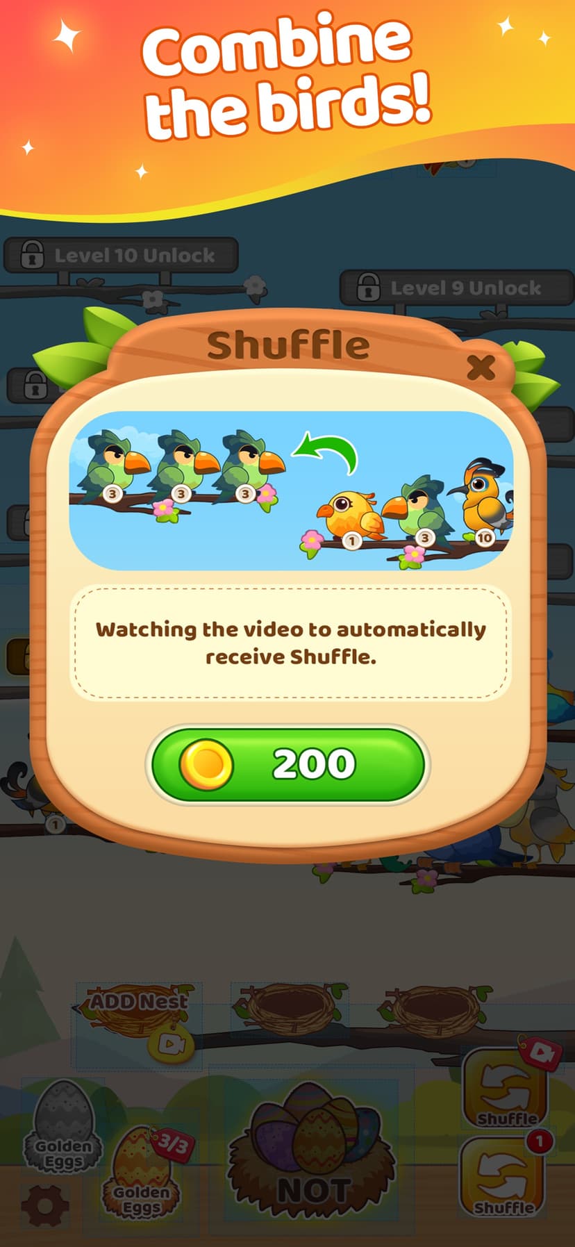 Bird Fusion: Merge and Grow screenshot 2 - screenshot