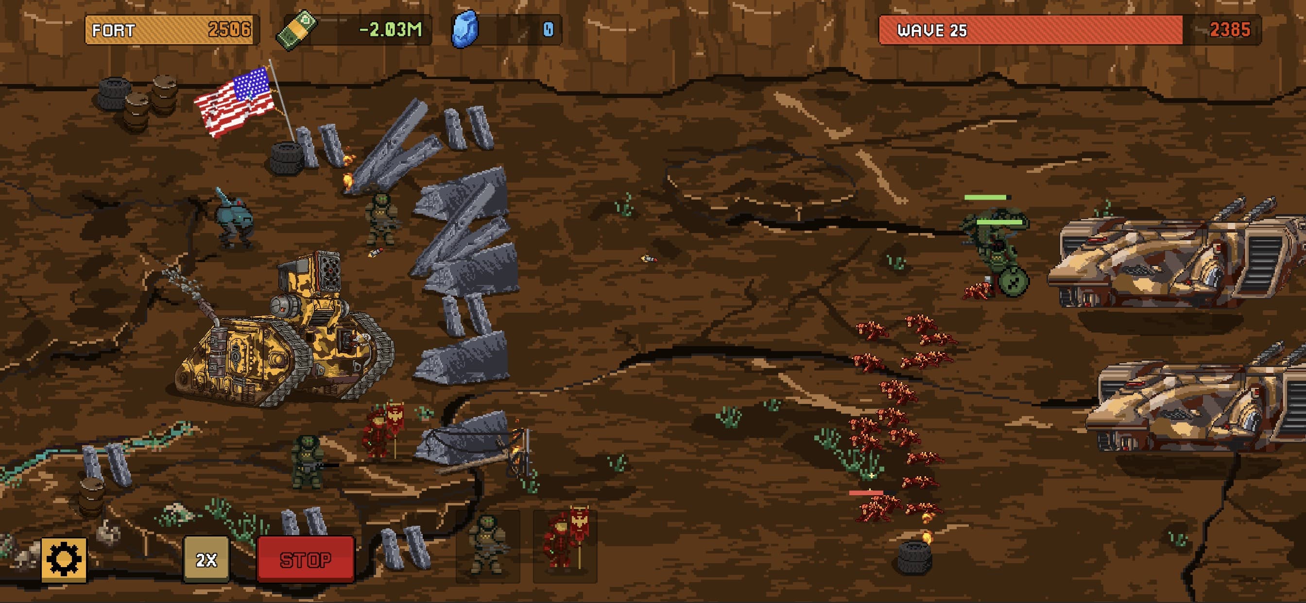Fortress: Stickman Trenches screenshot 1 - screenshot