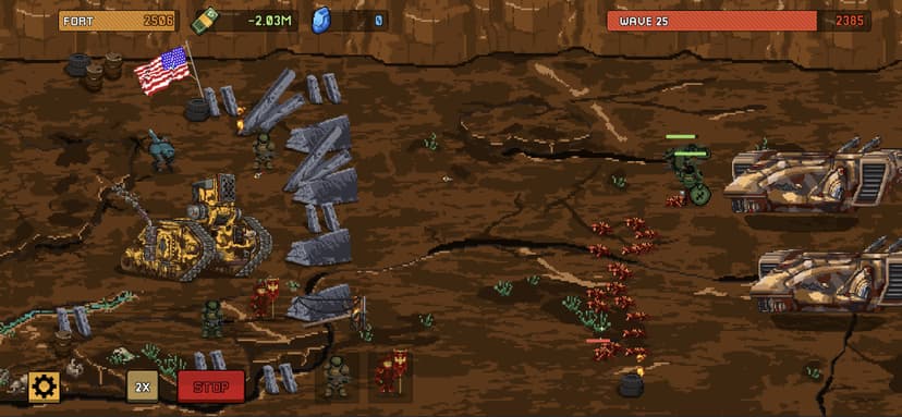 Fortress: Stickman Trenches screenshot 1 - screenshot