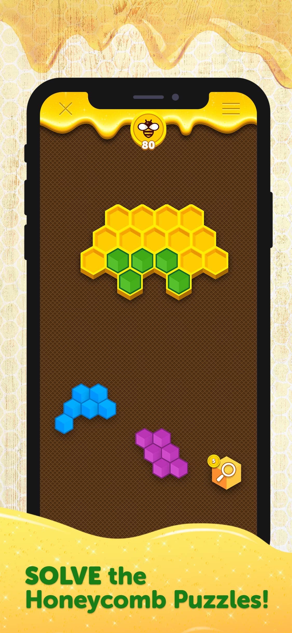 Hexa Buzzle screenshot 1 - screenshot
